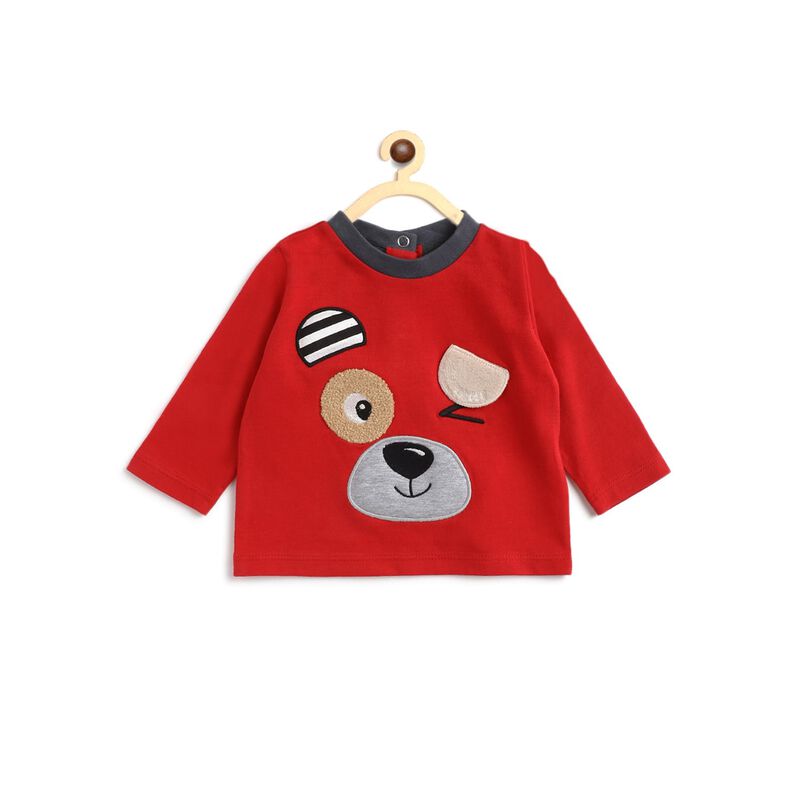 Long Sleeve T-Shirt With Applique image number null